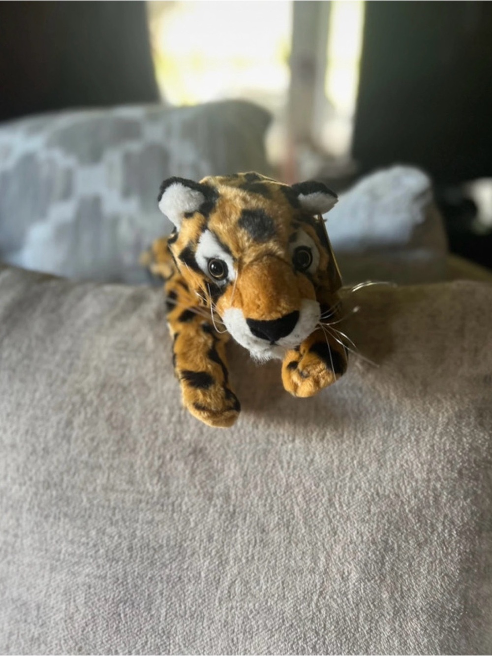 NWT The Petting Zoo Wildlife Collection Floppy Leopard Plush